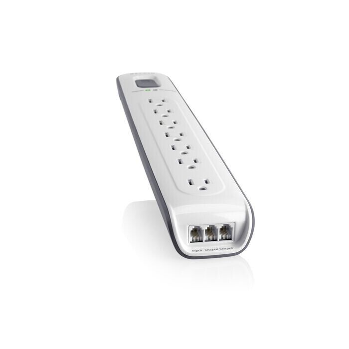 Belkin BV107200-12 12Ft Corded 7 Outlets Surge 2280J Power Strip Protector White
