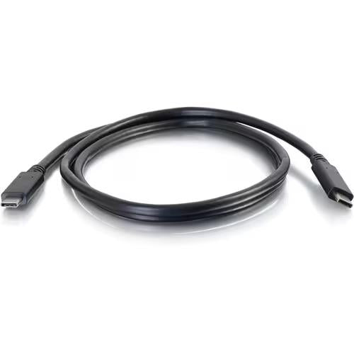 C2G 28848 3.3Ft USB-C 3.2 Gen 2 Male to Male 20V 5A Black Cable