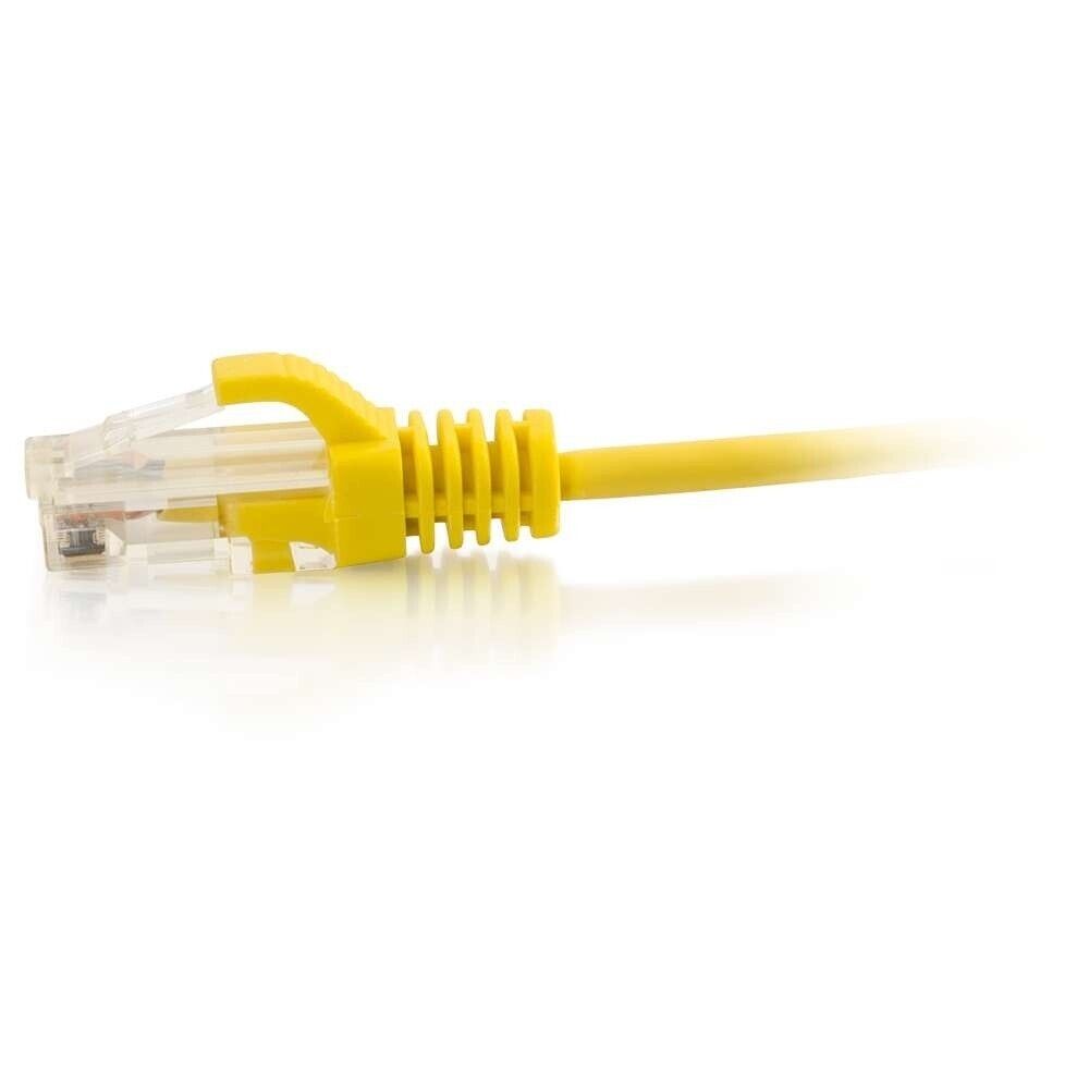 C2G 01173 7Ft (84") CAT6 Snagless RJ45 Ethernet Network Cable UTP Yellow