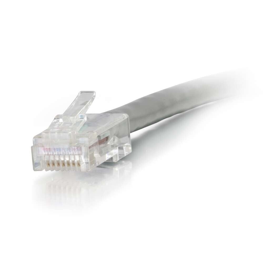 C2G 22702 25Ft Cat5e Non-Booted Ethernet Network Cable UTP Gray