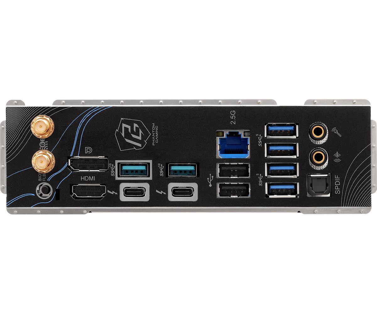 ASRock Z890M RIPTIDE WIFI MB Intel Core LGA1851 DDR5 2.5 LAN HDMI DP RAID mATX