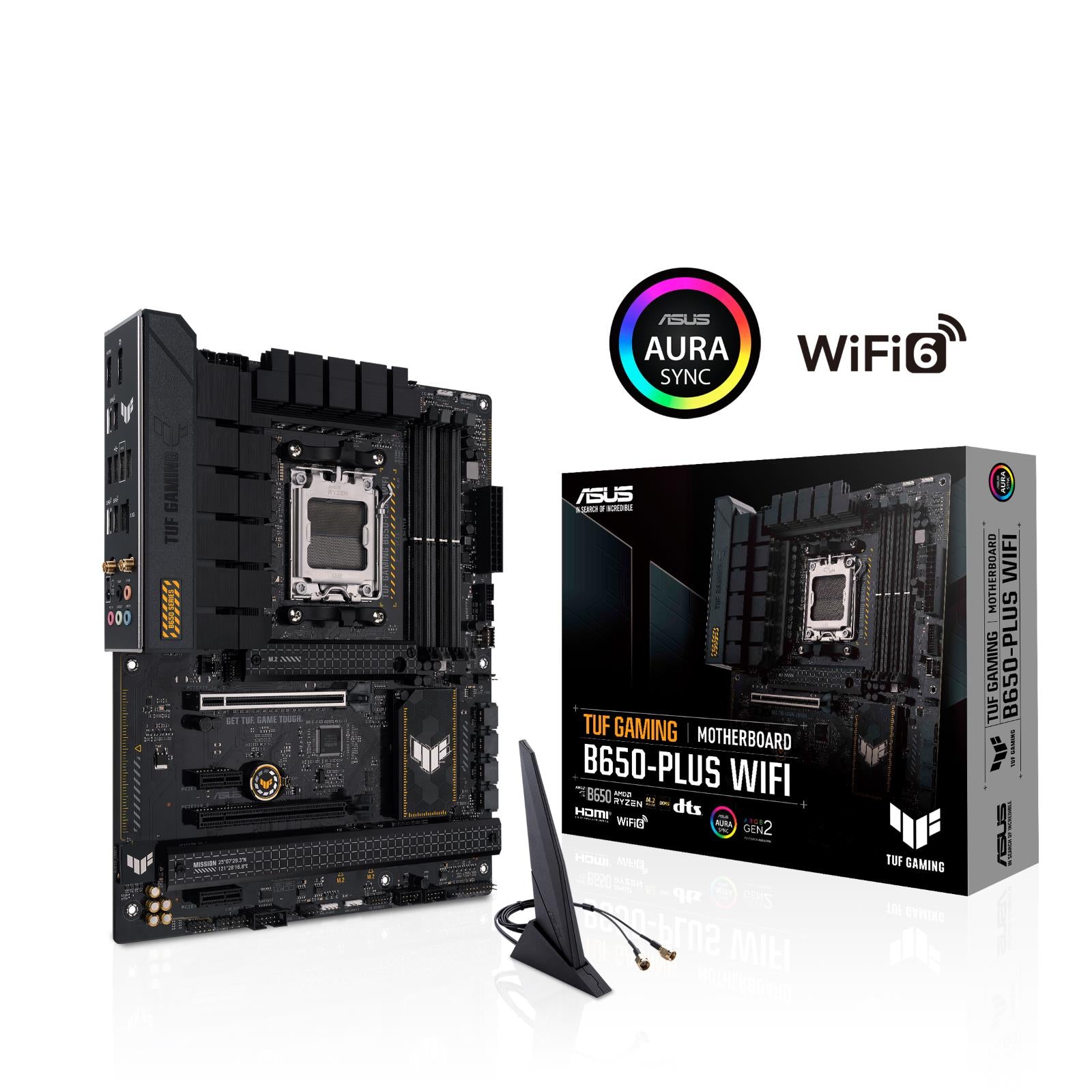 Asus TUF GAMING B650-PLUS WIFI MB AMD Ryzen AM5 DDR5 DP HDI- M.2 SATA 2.5G LAN