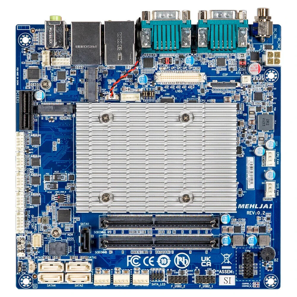 Gigabyte ITXL-6412A MB Celeron J6412 FCBGA 1493 M2 SATA HDI- G-LAN Thin Mini-ITX