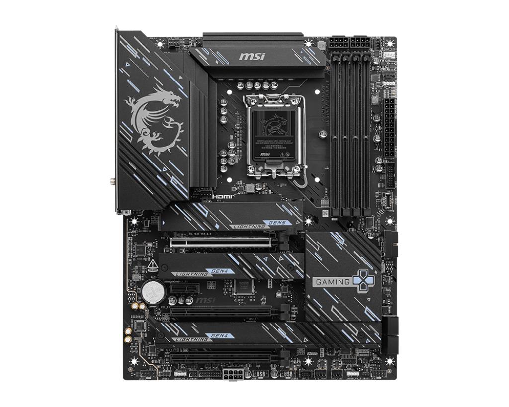 MSI Z890PWIFI MB Intel LGA1851 Z890 4xDDR5 HDI- DP cDP TB M.2 RAID 5GBe WF7 ATX