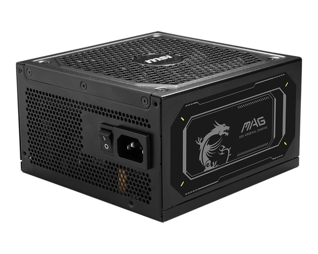 MSI MAGA1000GLPCIE5II 80 Plus Gold 1000W PCIE5 II ATX3.1 Modular Power Supply