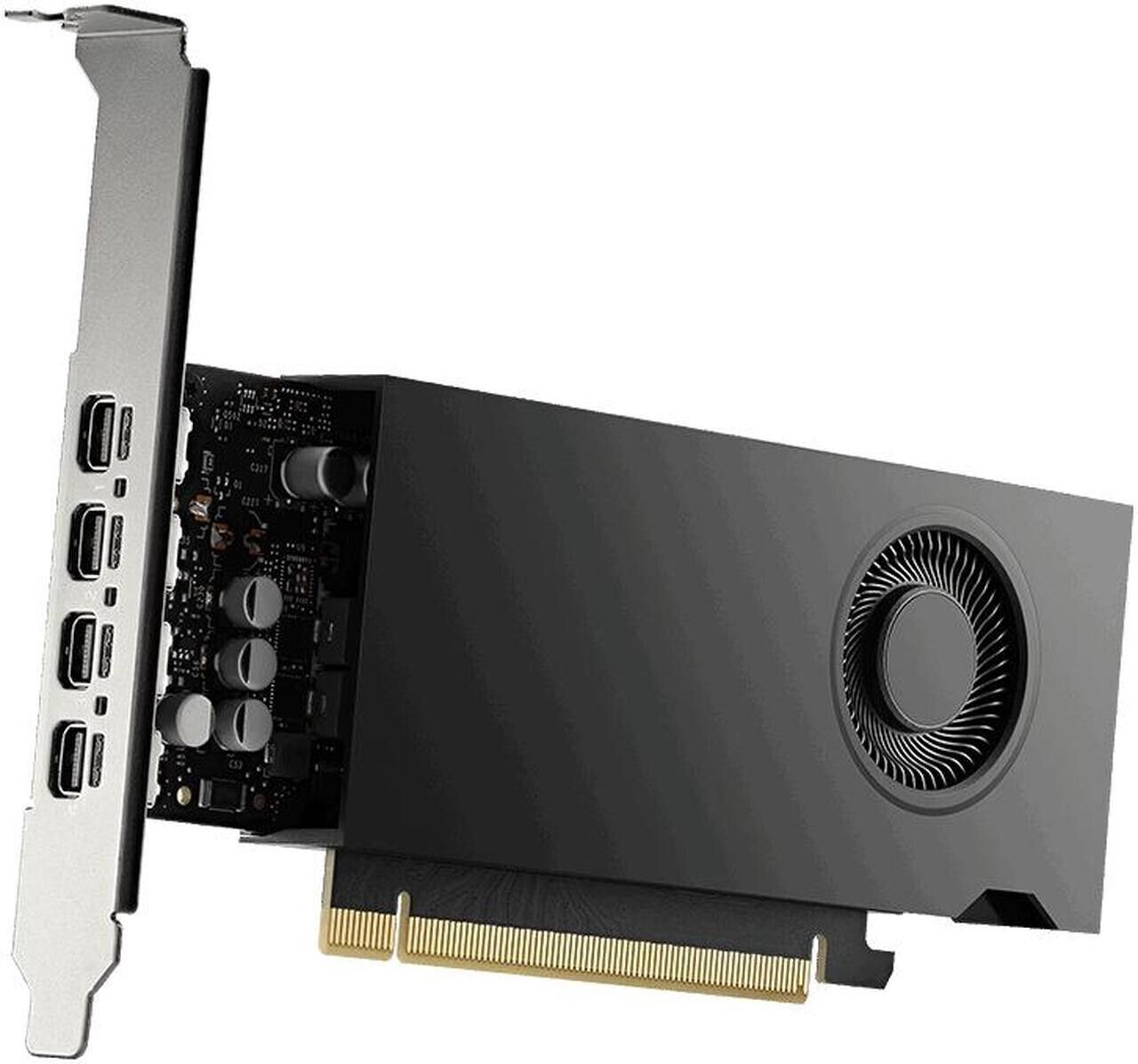 PNY VCNRTX2000ADAS-LLP NVIDIA RTX 2000E ADA Gen 16GB PCIe 4 x8 mDP Graphics Card