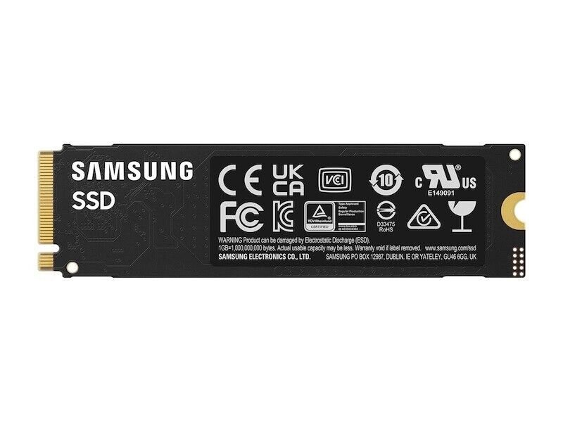 Samsung MZ-V9S1T0B/AM 990 EVO Plus Gen4 NVMe M.2 2280 SSD 1TB Retail Pack