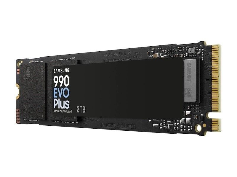 Samsung MZ-V9S2T0B/AM 990 EVO Plus Gen4 NVMe M.2 2280 SSD 2TB Retail Pack