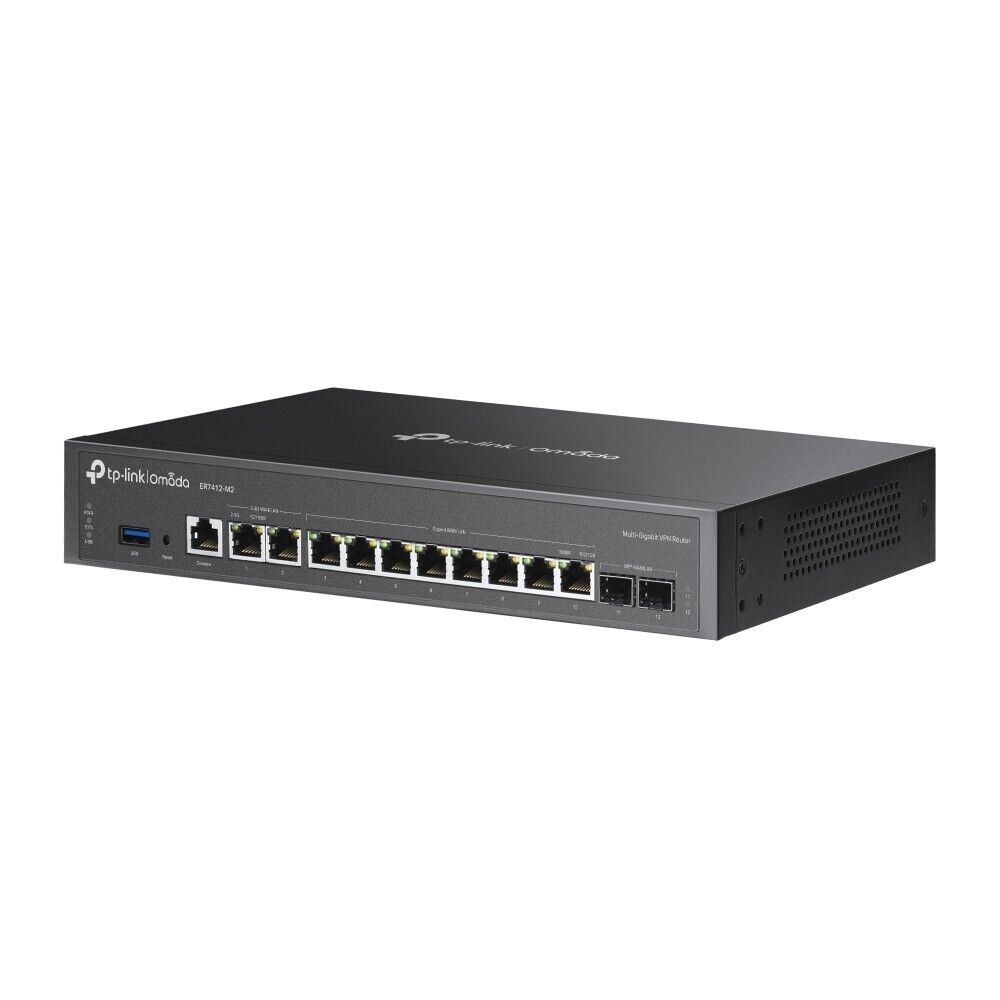 TP-Link ER7412-M2 Omada Multi-Gigabit VPN 10x GBe 2x 2.5Gbe WAN LAN SFP Gateway