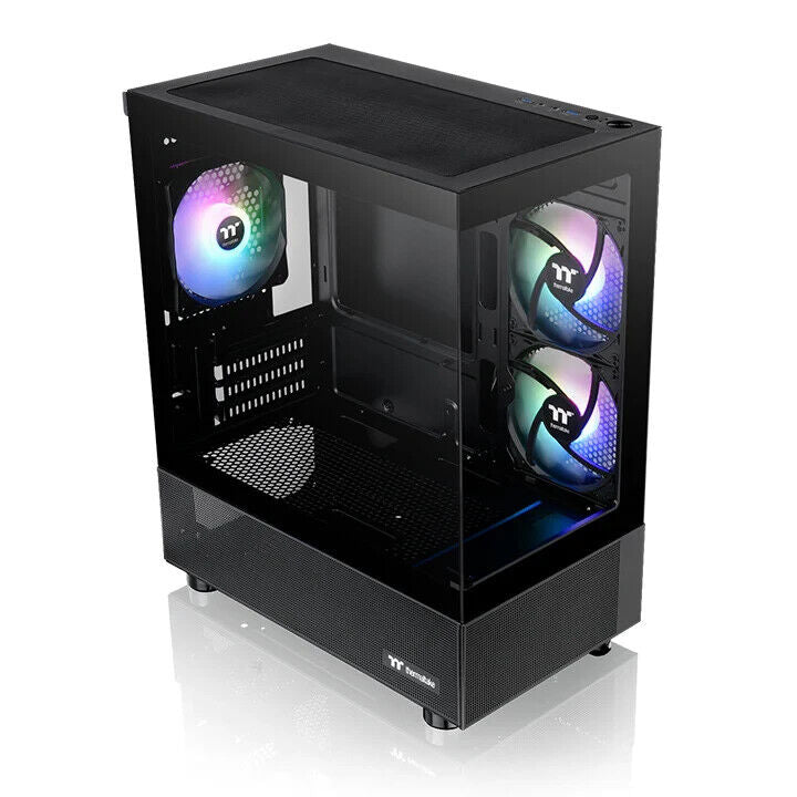 Thermaltake CA-1Z4-00M1WN-00 View 170 TG ARGB Micro Tower mATX Chassis Black