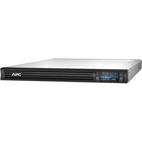 APC SMT1000RM1U Smart UPS 1U Rack 4x NEMA 5-15R Outlets 1000VA 800W 540J LCD