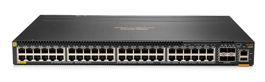HPE JL661A Aruba 6300M 48-port 1GbE Class 4 PoE and 4-port SFP56 Switch 48 Ports
