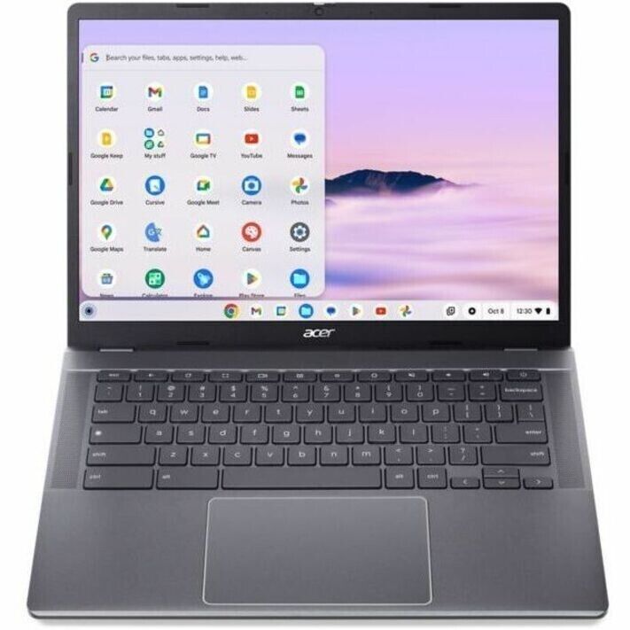 Acer NX.KREAA.002 14" Chromebook Plus 514 Ryzen 3 8GB 256GB HDI- CAM SPKR Iron