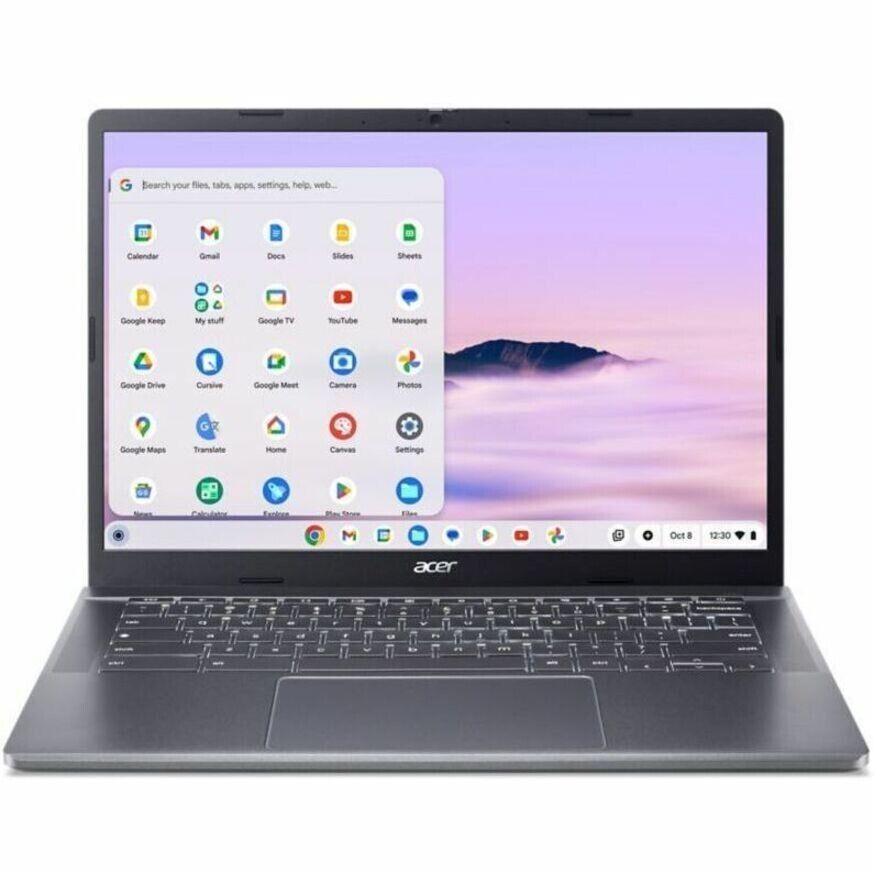 Acer NX.KREAA.002 14" Chromebook Plus 514 Ryzen 3 8GB 256GB HDI- CAM SPKR Iron