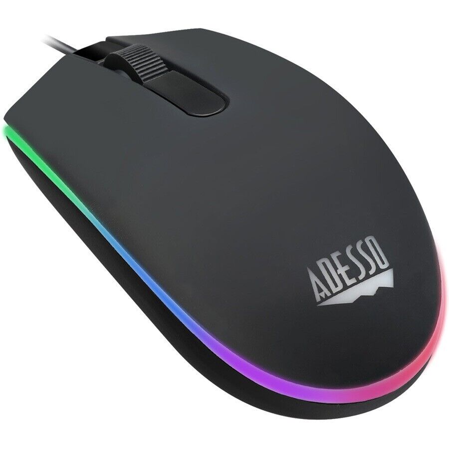 Adesso AKB-137CB 104-Key EasyTouch Gaming Illuminated USB Keyboard Mouse Combo