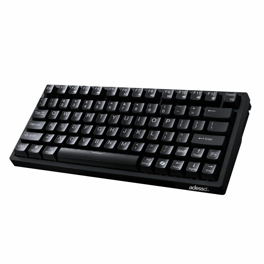 Adesso AKB-610UB 78-Key Mini Mechanical USB Keyboard w CoPilot AI Hotkey PC MAC