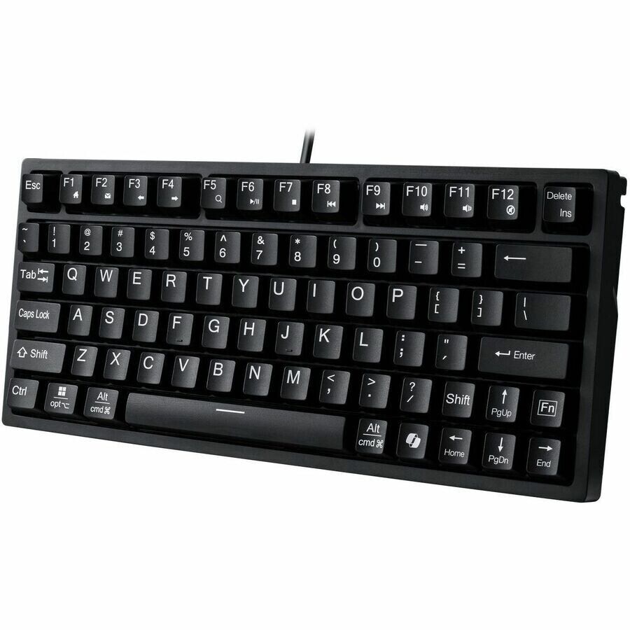 Adesso AKB-610UB 78-Key Mini Mechanical USB Keyboard w CoPilot AI Hotkey PC MAC