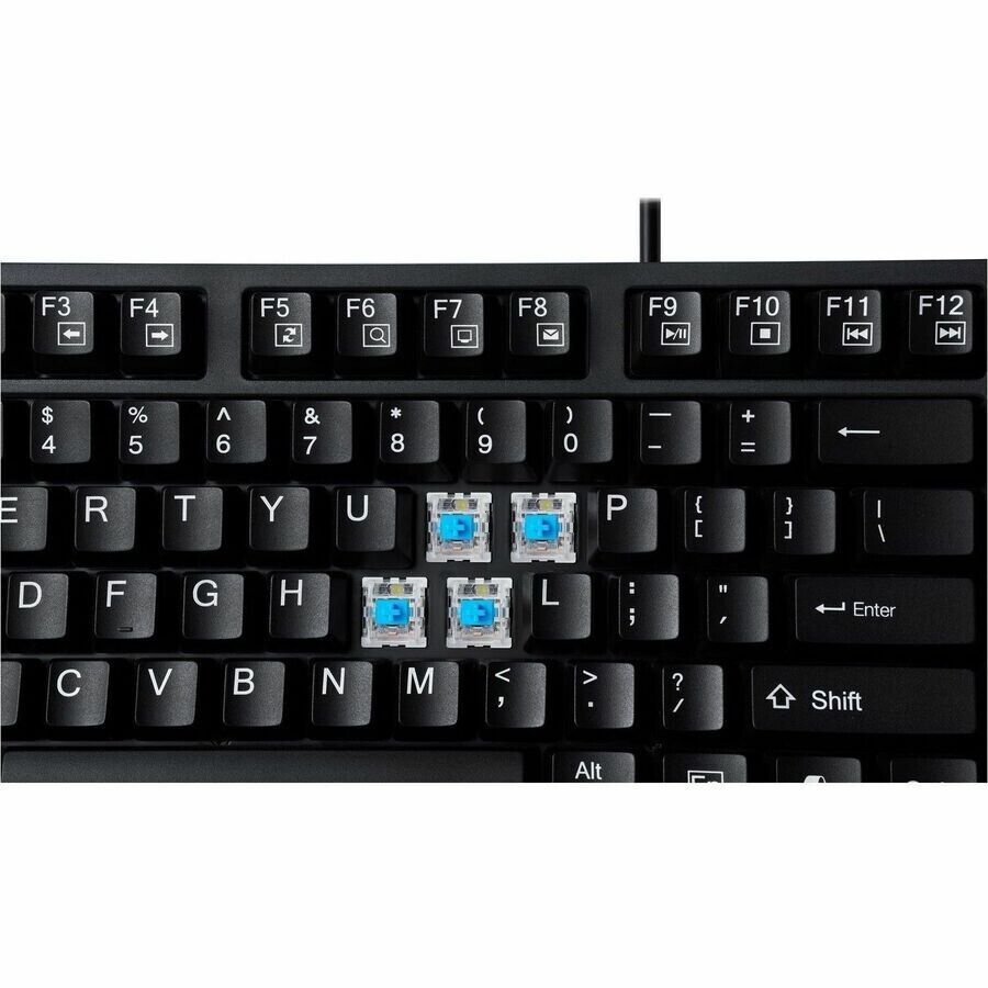 Adesso AKB-670UB 104-Key Standard Mechanical USB Keyboard w CoPilot AI PC MAC