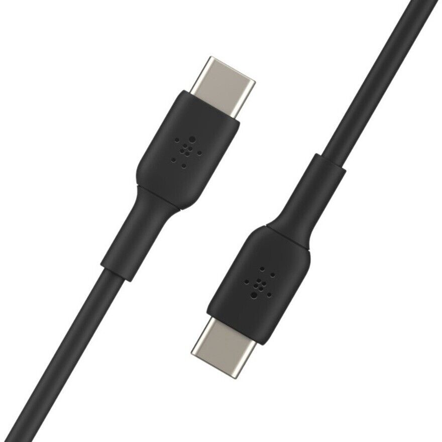 Belkin CAB003bt2MBK 3.3 Ft USB-C to USB-C Slim Cable for Power & Data Black