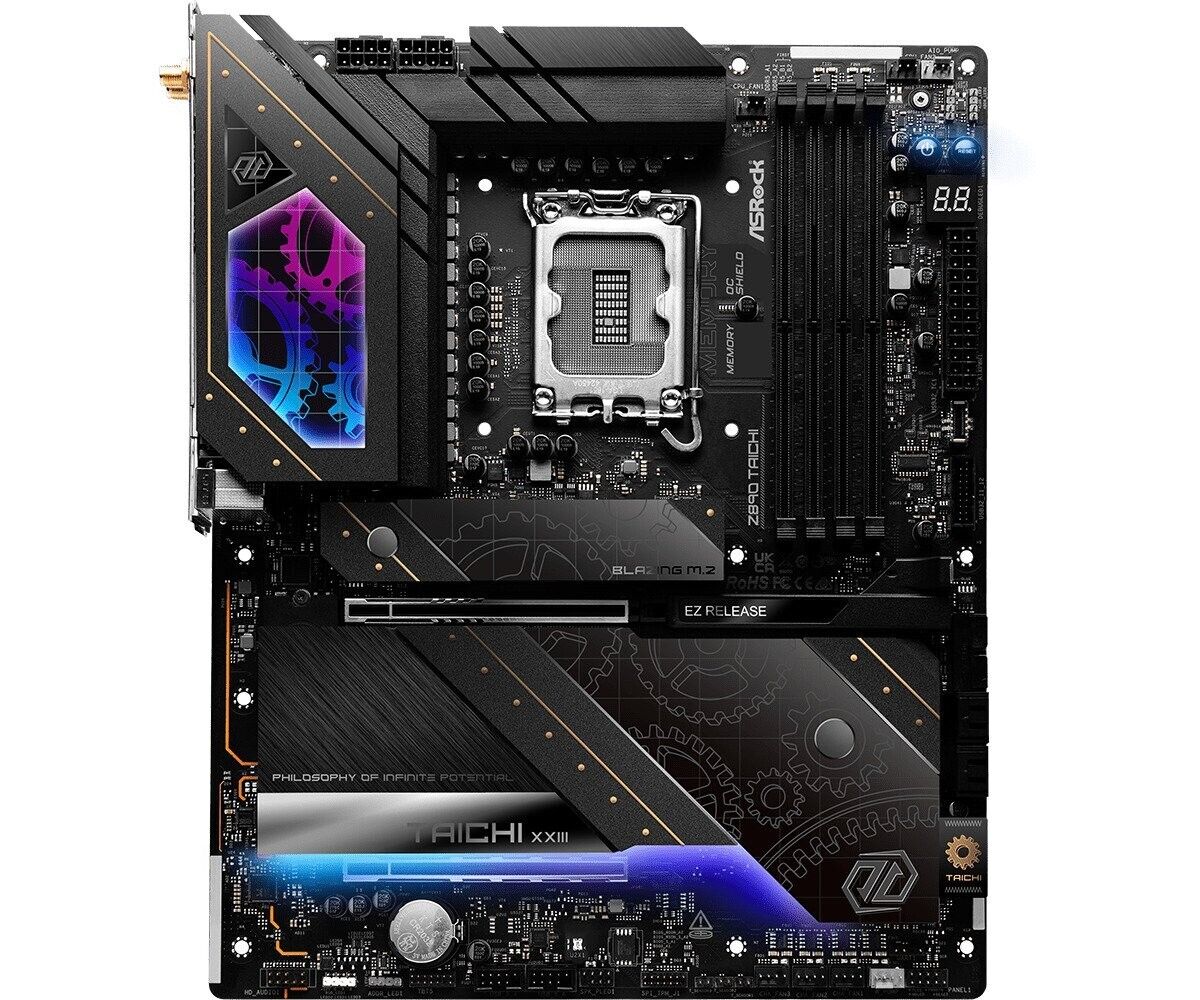 ASRock Z890 TAICHI LGA 1851 Intel Z890 DDR5 SATA 6G/s M.2 ATX Motherboard