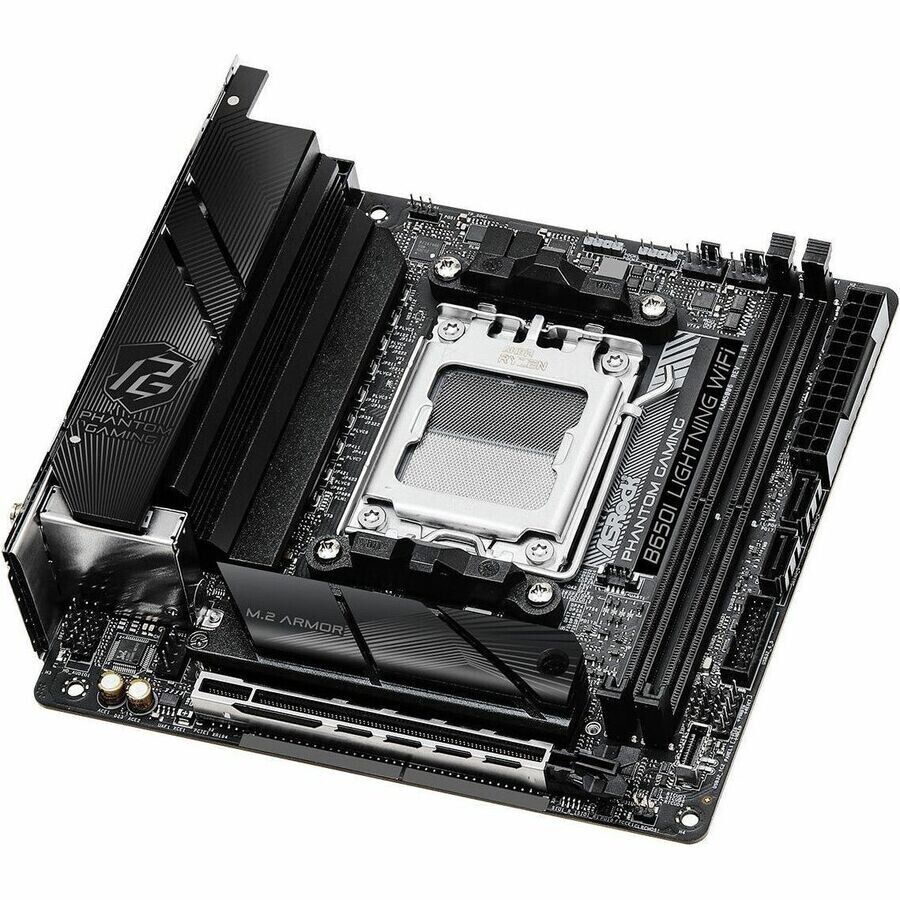ASRock B650I LIGHTNING WIFI Gaming Desktop Motherboard - AMD B650 Chipset