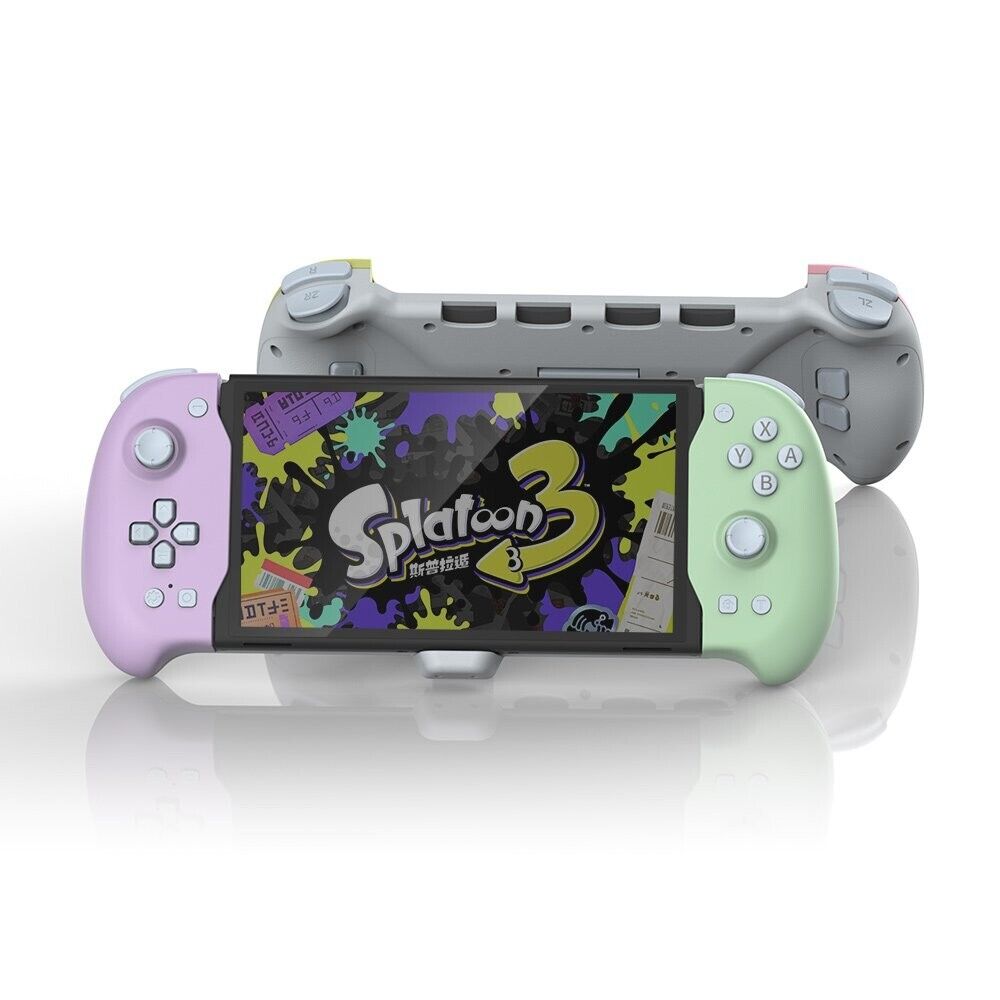 DOBE TNS-1188 PURPLE&GREEN Eggshell Controller Gripcon Switch Controller