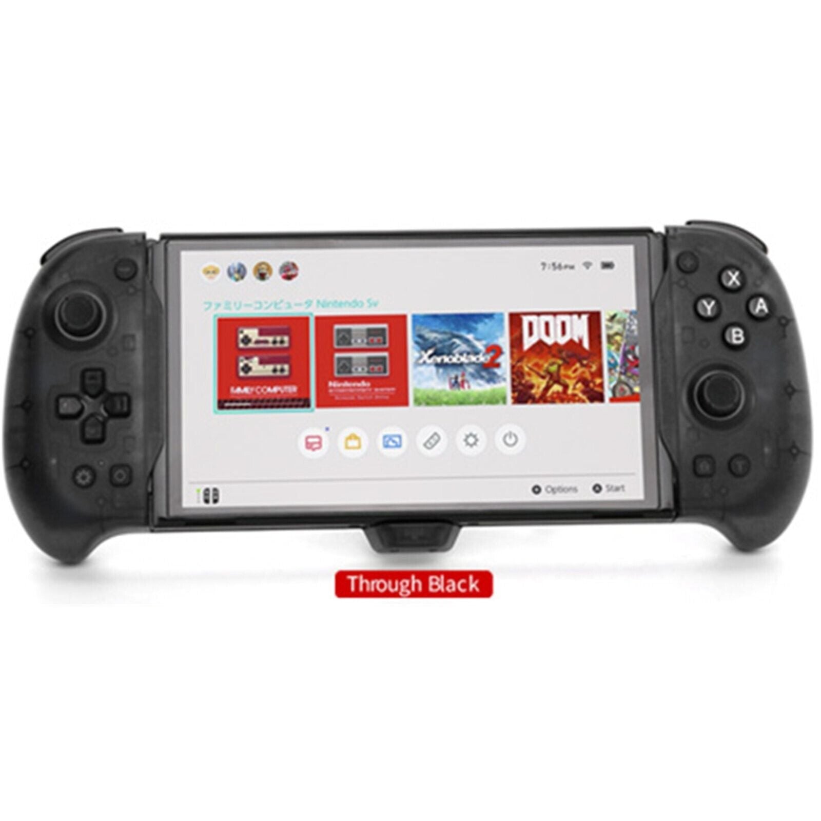 DOBE TNS-1188 BLACK Eggshell Controller Gripcon Switch Controller for Handheld