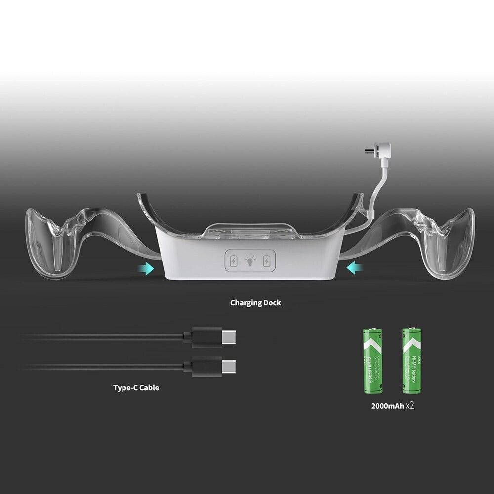 DOBE TY-3867 - Charging Kit Designed for Quest2, Quest3, Quest3S VR Headset