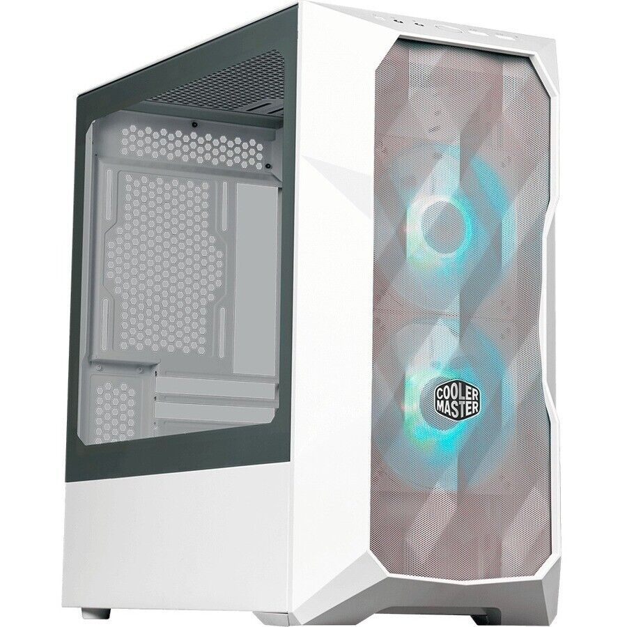 Cooler Master TD300-WGNN-S00 MasterBox TD300 Mesh Computer Case w 2xFAN White