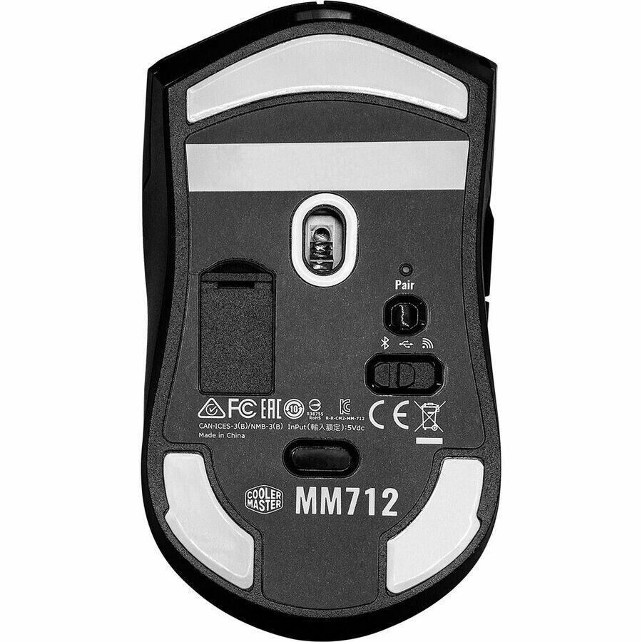 Cooler Master MM-712-KKOH1 MM712 Wireless Bluetooth 19000DPI 6 BTN Mouse Black
