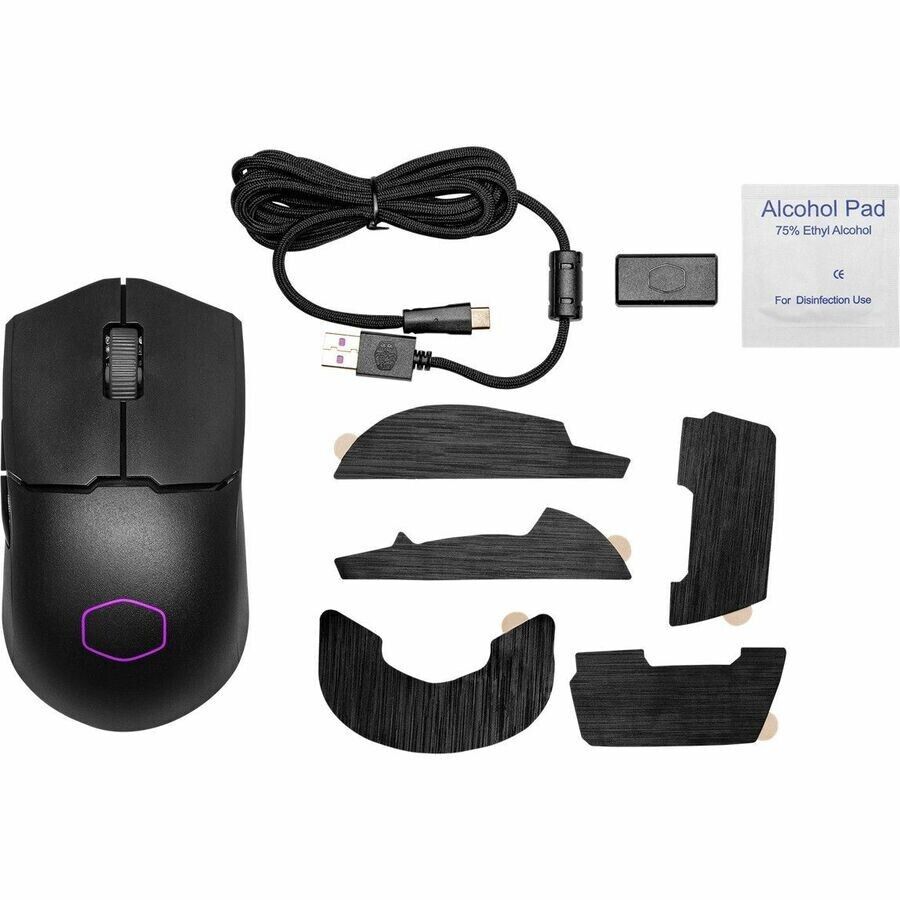 Cooler Master MM-712-KKOH1 MM712 Wireless Bluetooth 19000DPI 6 BTN Mouse Black