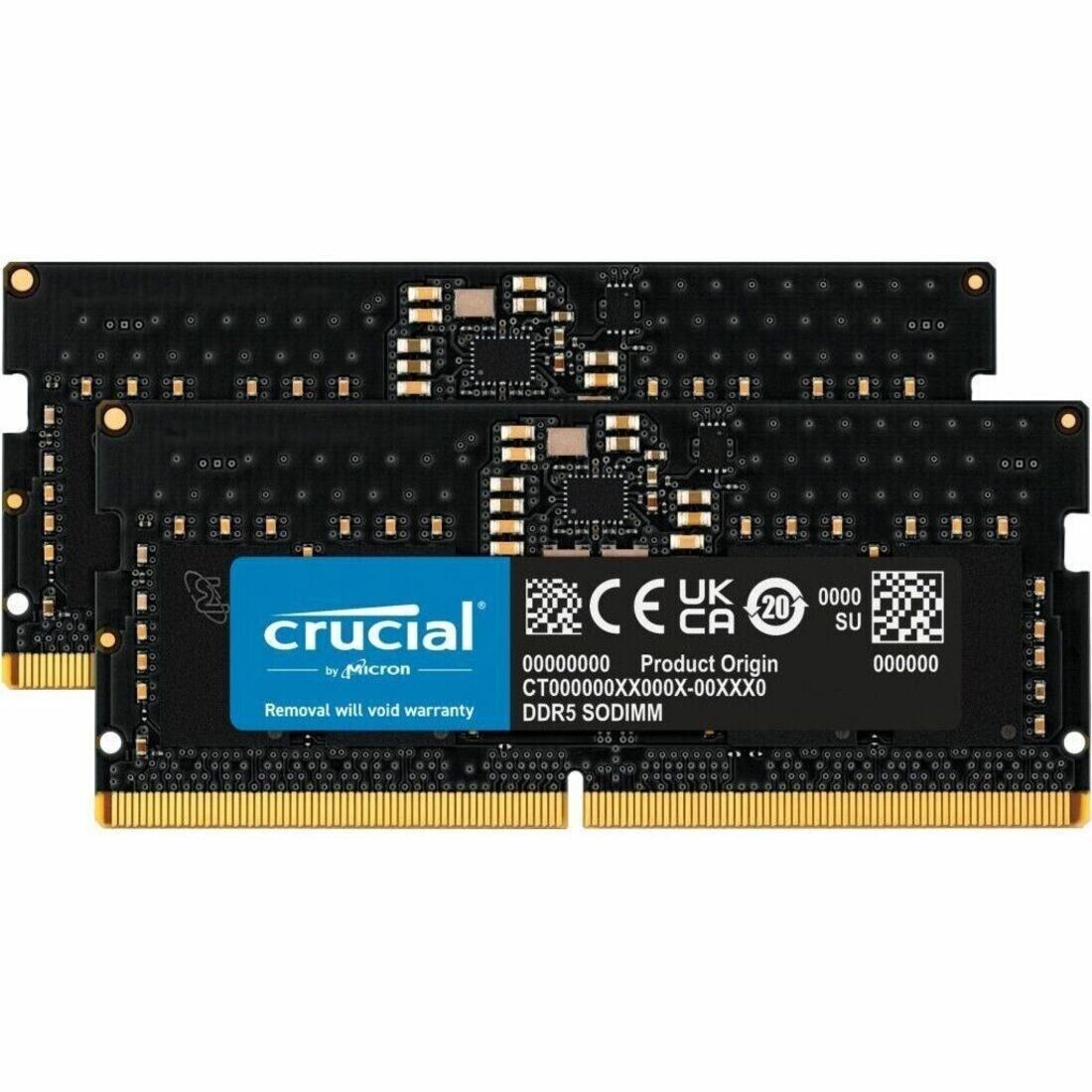 Crucial CT2K8G52C42S5 Micron 16GB (2x 8GB) DDR5 SDRAM Memory Kit for Computer