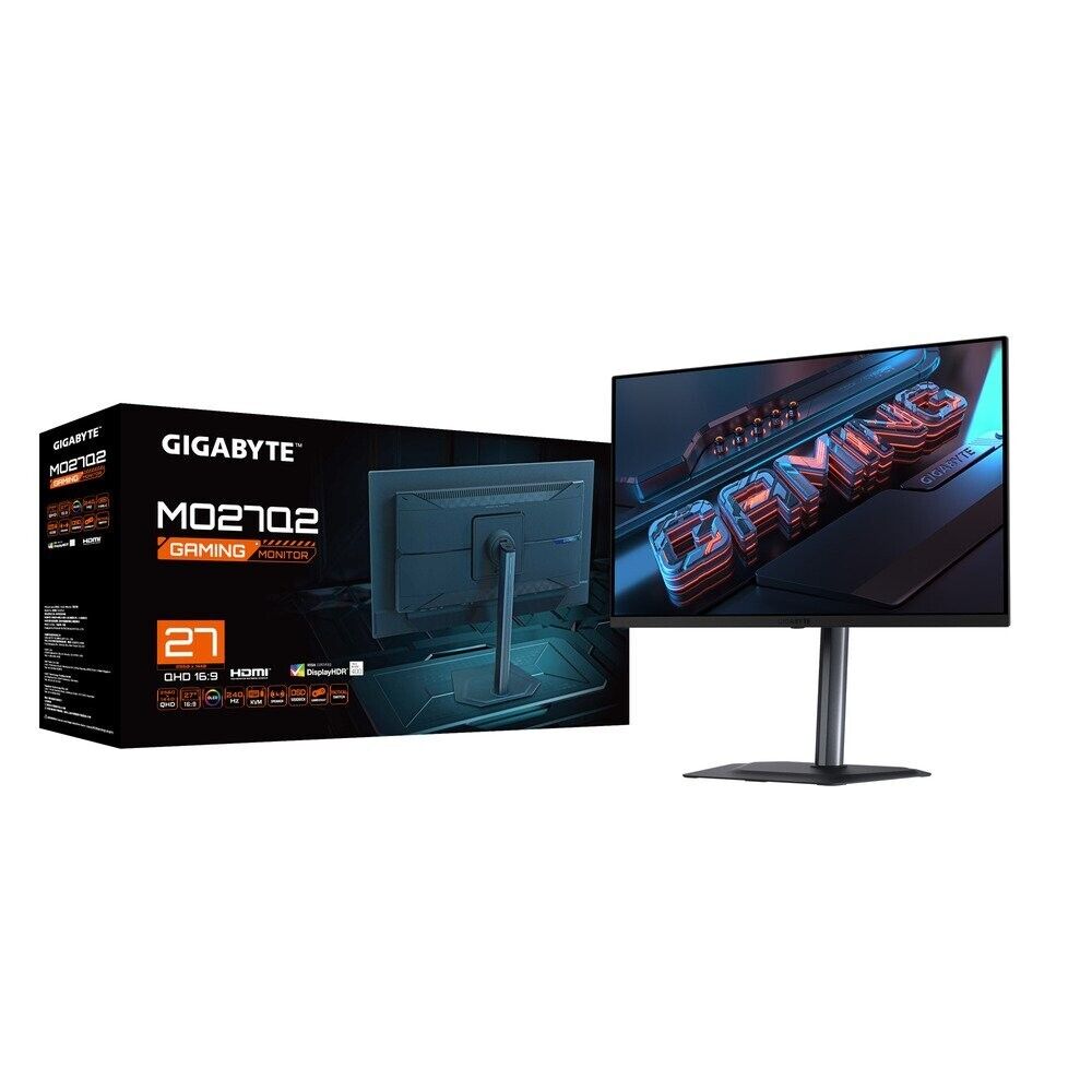 Gigabyte MO27Q2 27" QD-OLED Gaming Monitor - QHD 2560x1440-240Hz - 0.03ms GTG