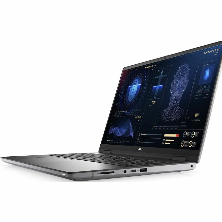 Dell 210V1 Precision 7680 16" Intel i7 32GB 512GB 1920x1200 NVIDIA RTX 3500 W11P