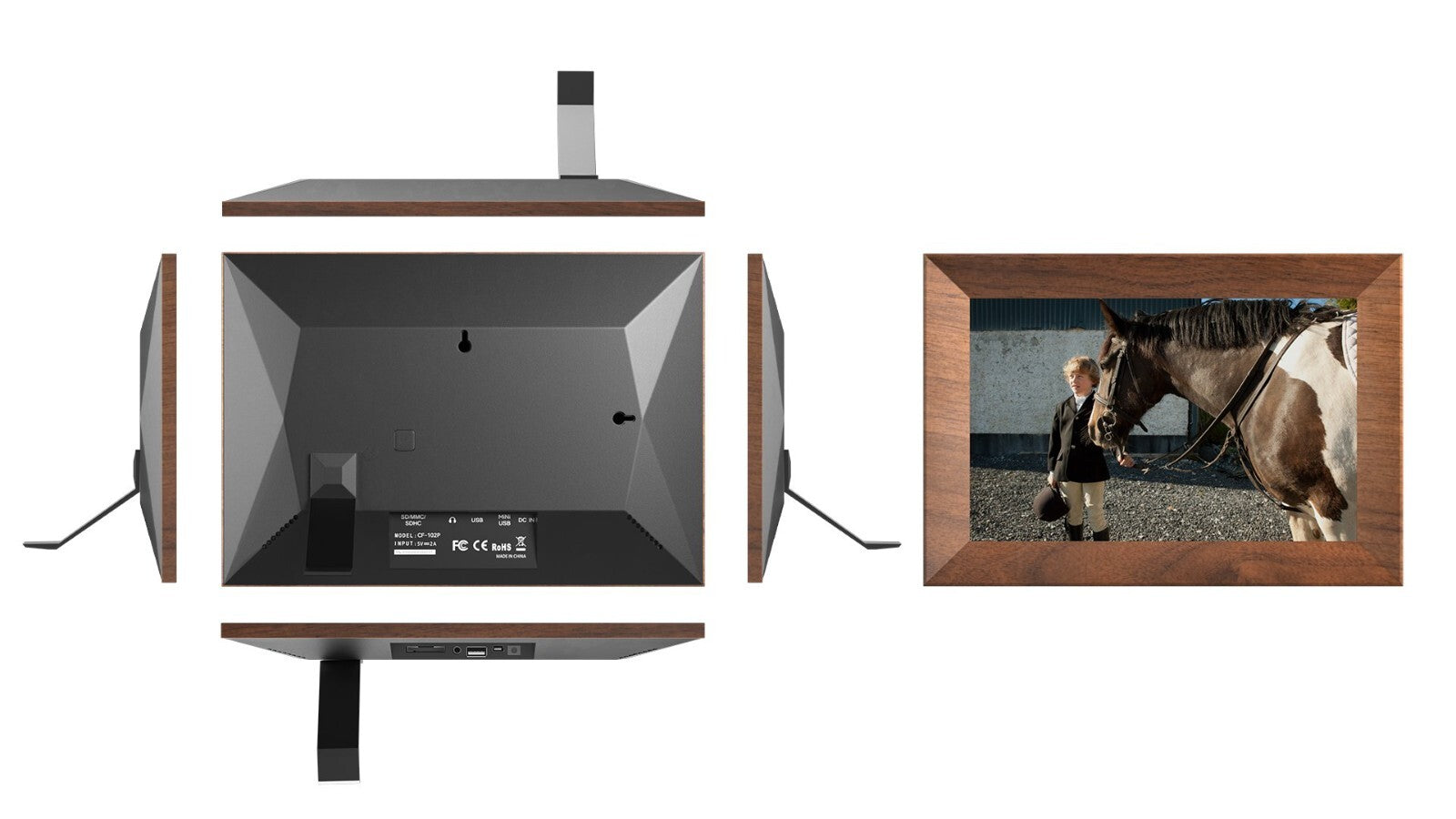 Kodak CF102P BURLYWOOD 10.1 inch HD 1280x800 IPS 1+32GB plastic Frame,Wifi