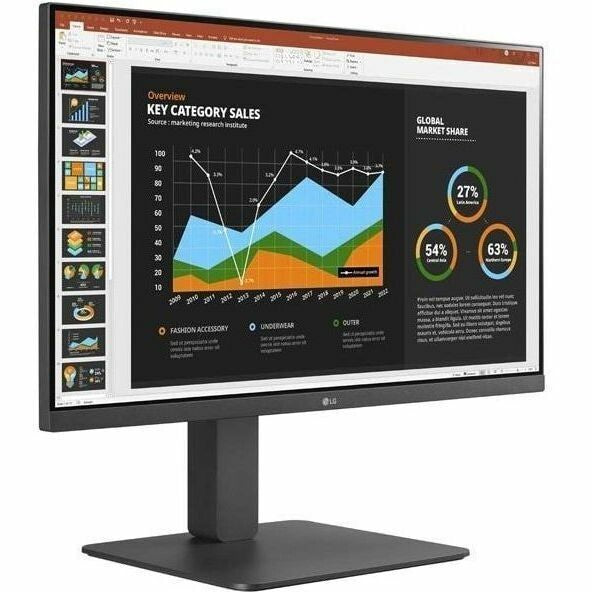 LG 24BR750C-C 24" Class WQHD LCD Monitor - 16:9 1920 x 1080 - HDI- - DisplayPort