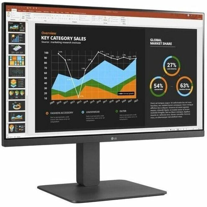 LG 24BR750C-C 24" Class WQHD LCD Monitor - 16:9 1920 x 1080 - HDI- - DisplayPort