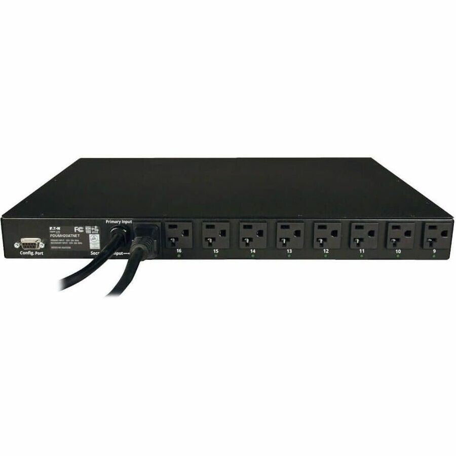 Eaton PDUMH20ATNET 16-Outlets 1U Power Distribution Unit PDU Rack 1.9kW 2 CORDS