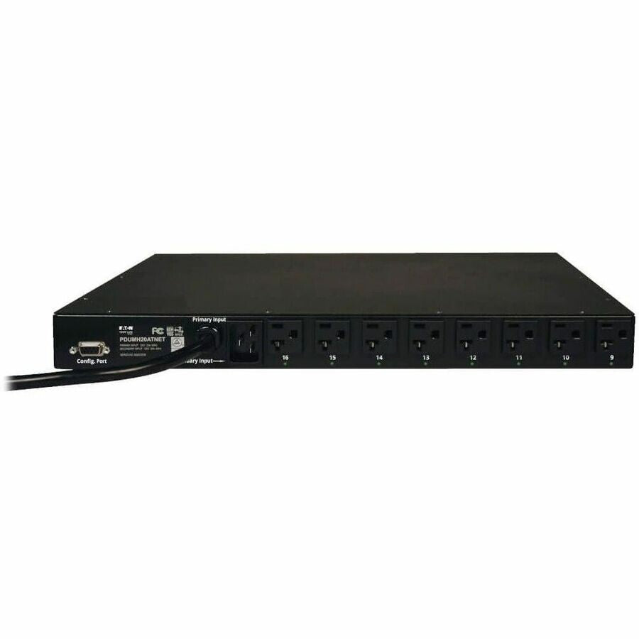 Eaton PDUMH20ATNET 16-Outlets 1U Power Distribution Unit PDU Rack 1.9kW 2 CORDS