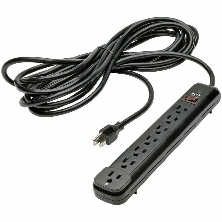 Eaton PS725B 7-Outlet w 25Ft Cord Power-It! Power Strip 120V 15A 1800W Black