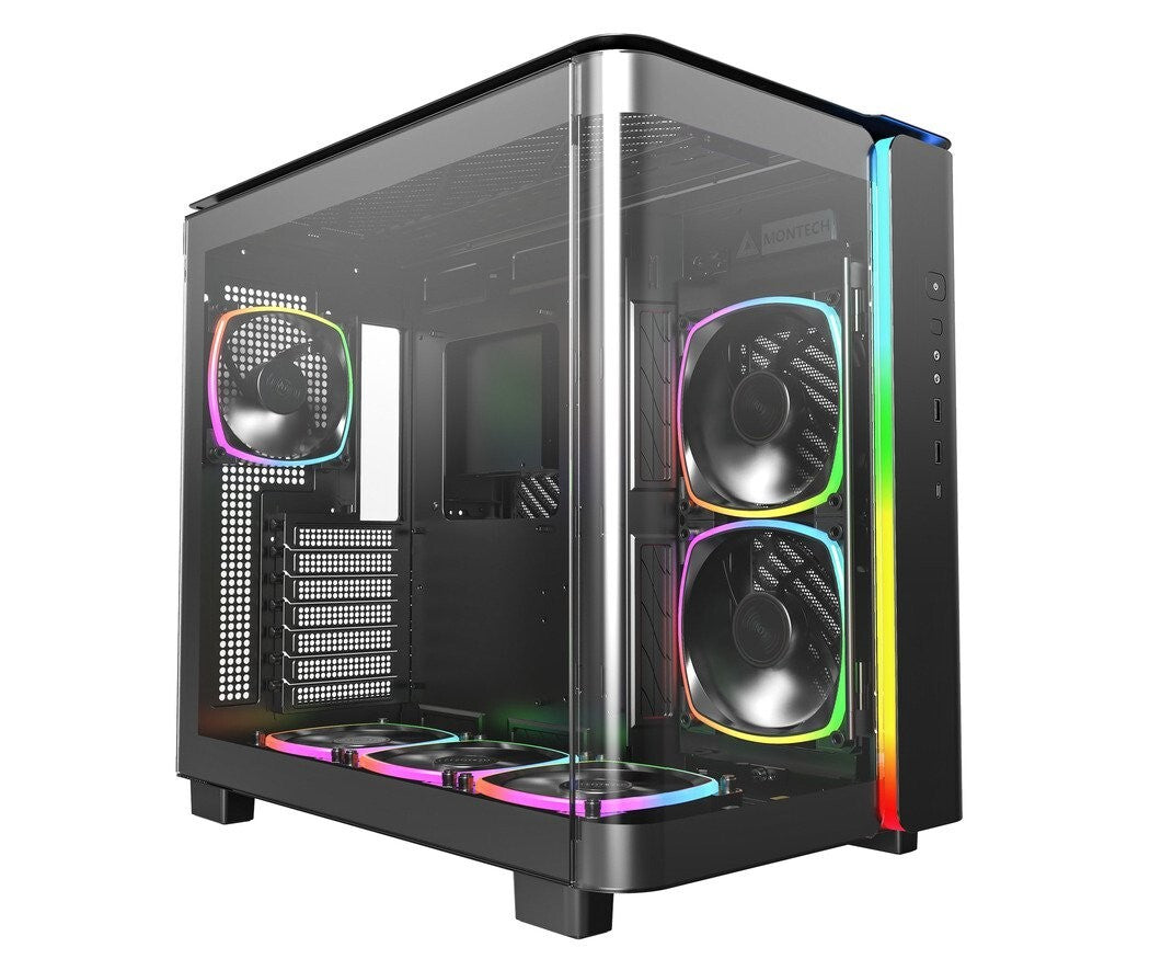 Montech KING 95 PRO (B).US KING 95 PRO (B) Dual-Chamber ATX Mid-Tower PC Gaming