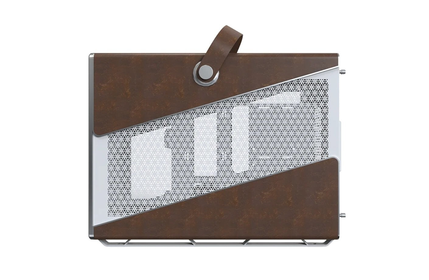 Montech HERITAGE-W Heritage White Steel / Leather / Tempered Glass Micro ATX/