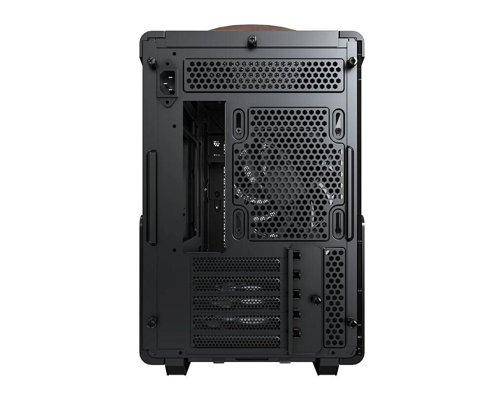 Montech HERITAGE PRO-B Heritage Pro Black Tempered Glass/Leather Micro ATX Case