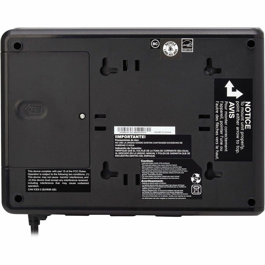 Eaton BC350RNC 3-Outlet US Cloud UPS Remote Monitoring 350V 210W Standy Battery