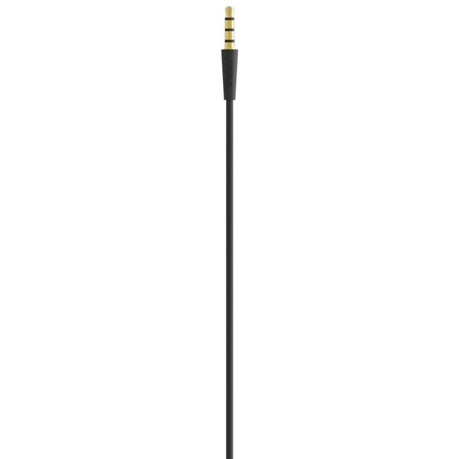 KOSS 194324 CS200i 7.8Ft Over the Head Stereo Headset Boom Mic 3.5mm Wire Black