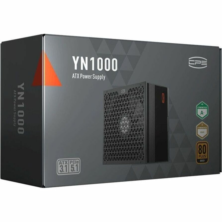PCCOOLER YN1000 1000W Power Supply - Black - Internal - 120 V AC, 230 V AC Input