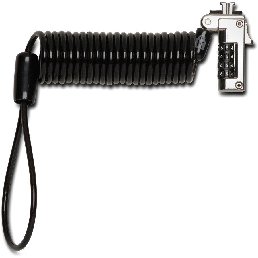 Kensington K60625WW 5.5Ft Slim Portable Combination Lock Carbon Steel Self-Coil