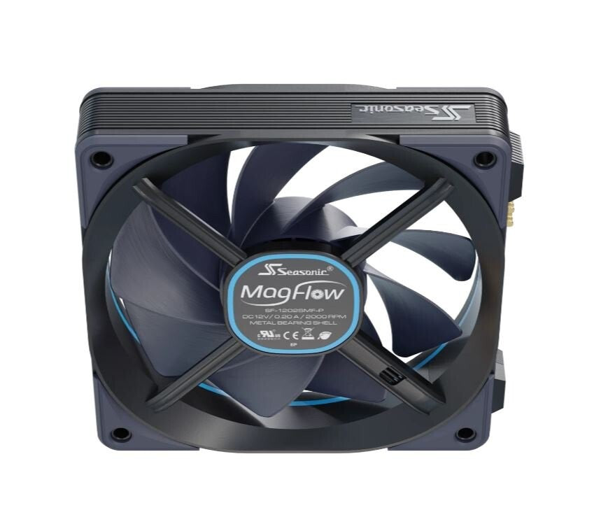 Seasonic MAGFLOW 1-FAN KIT MagFlow 120 mm High Quality Fan - Fluid Dynamic