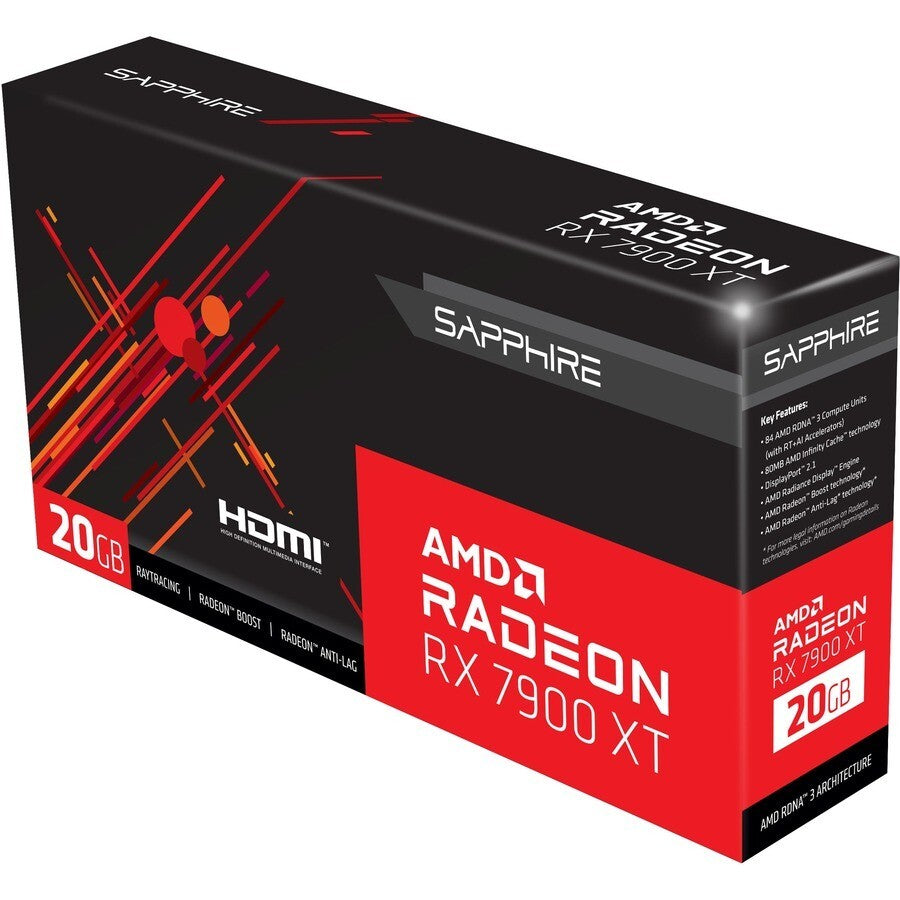 Sapphire 21323-01-20G AMD Radeon RX 7900 XT Graphic Card - 20 GB GDDR6