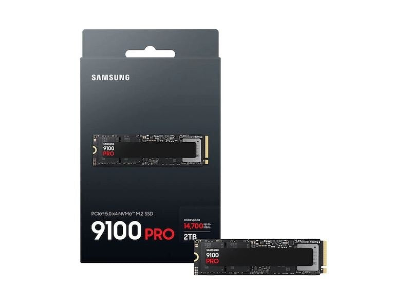 Samsung MZ-VAP2T0B/AM 9100 PRO SSD 2TB PCIe 5.0x4 M.2 2280 Best for AI Computing